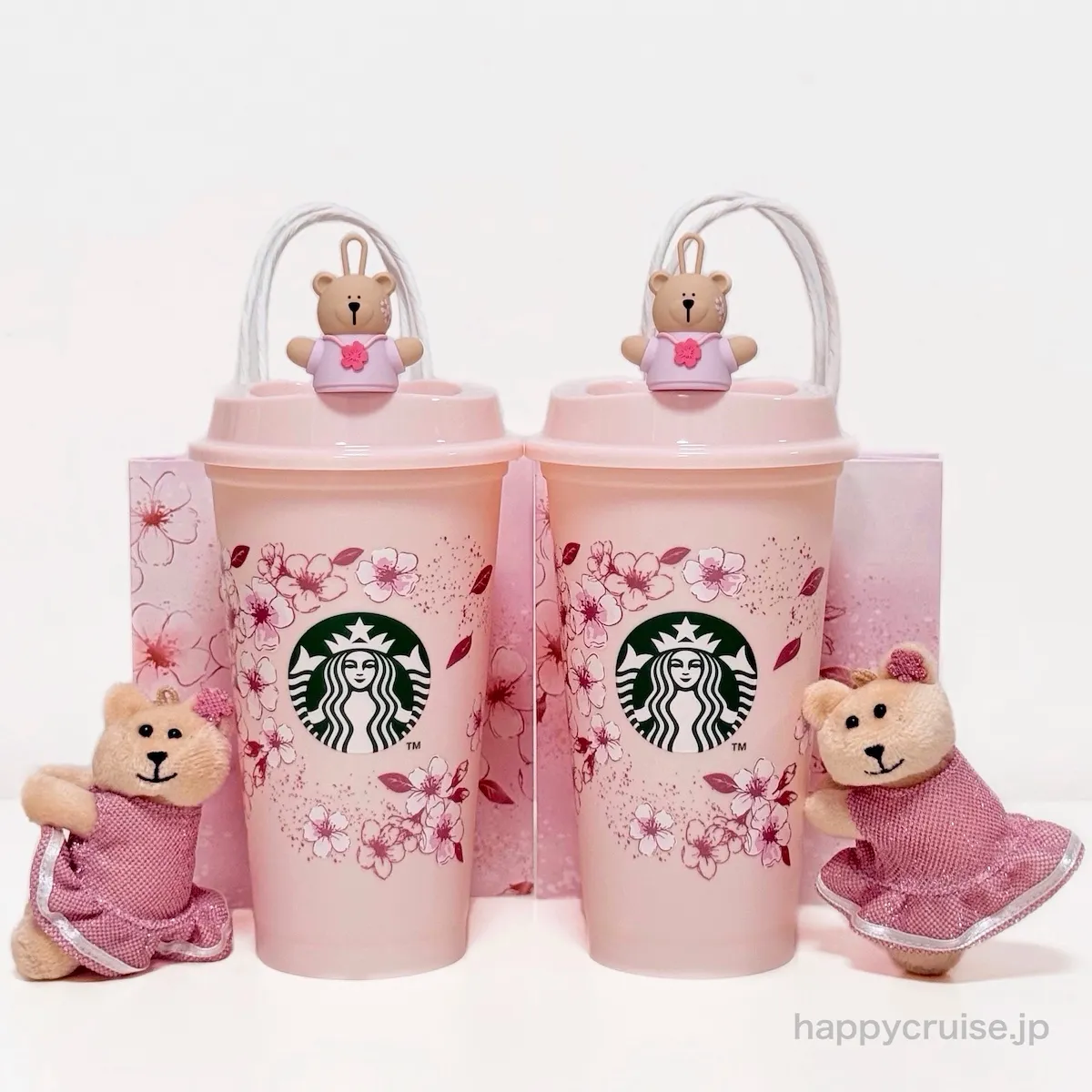 【スタバさくら2026】春満開!桜リユーザブルカップ&ベアリスタキャップが可愛すぎる〜♡2026年2月18日(水)よりスターバックス店舗販売スタート!