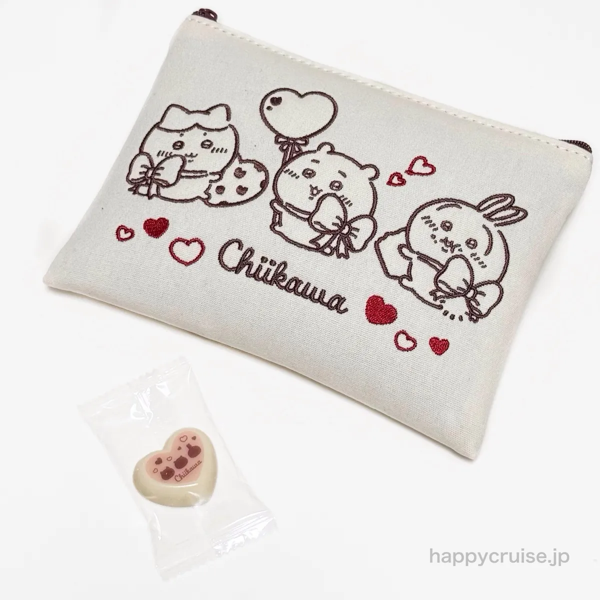 【ちいかわバレンタイン2026】ハートチョコ入り♡ポーチギフトが飛び売れ中の大人気!