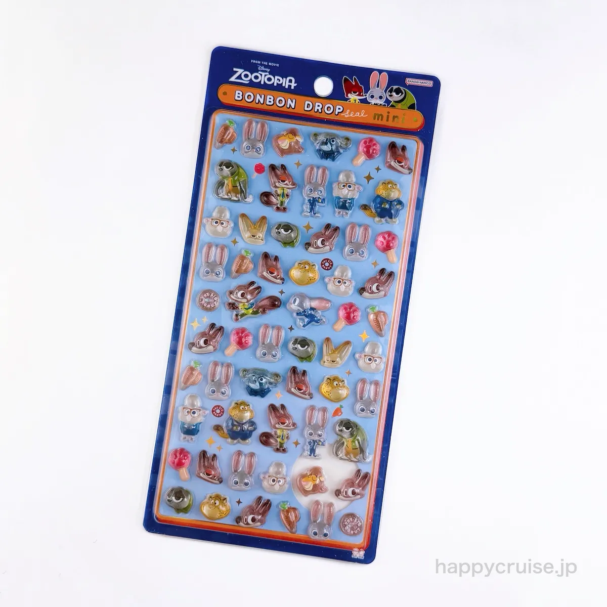 【ボンボンドロップシールmini】ディズニー『ズートピア ミニ』がめっちゃ可愛い〜♡ジュディやニックが大集合!(HAPPY CRUISE オリジナル写真&オリジナル記事)