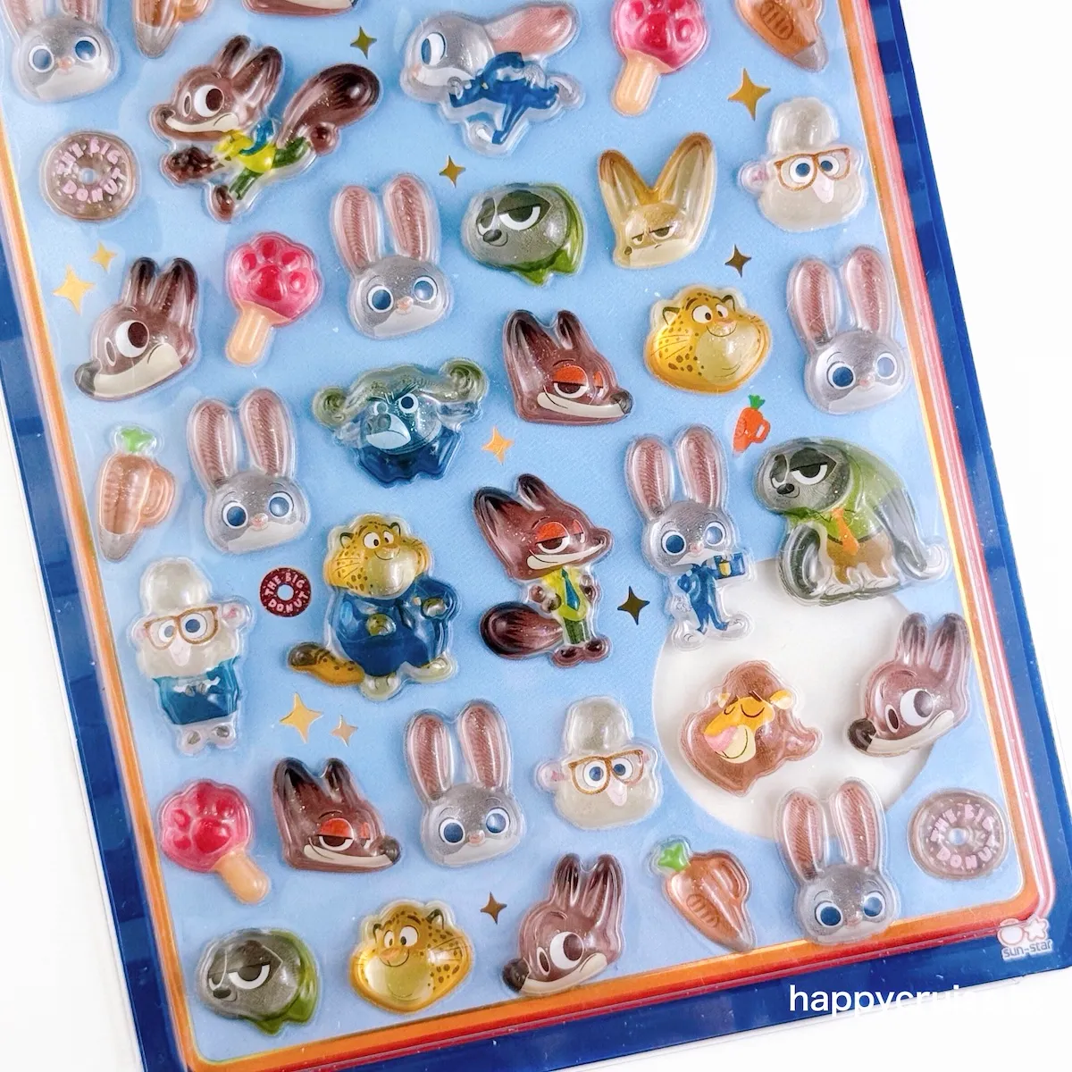 【ボンボンドロップシールmini】ディズニー『ズートピア ミニ』がめっちゃ可愛い〜♡ジュディやニックが大集合!(HAPPY CRUISE オリジナル写真&オリジナル記事)