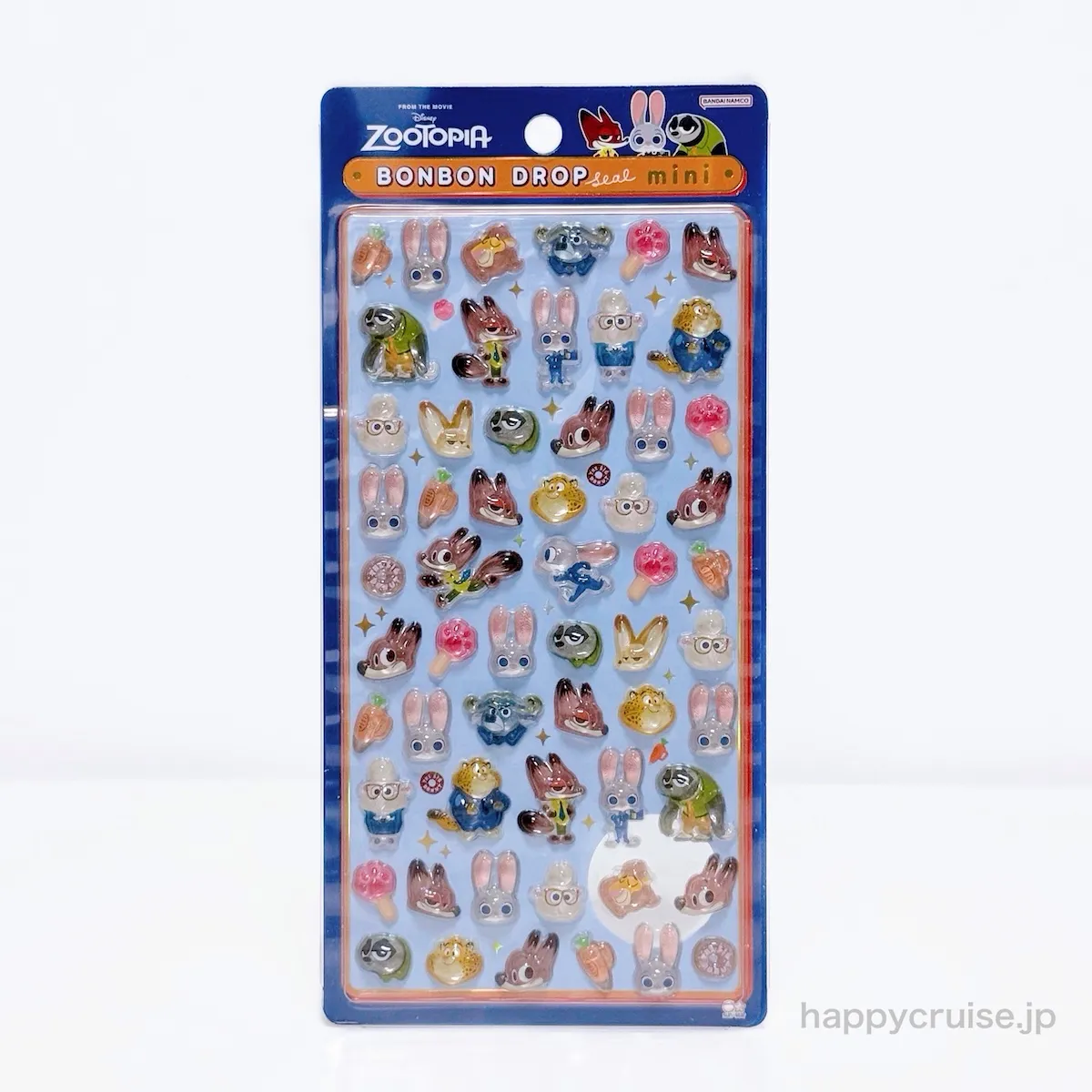 【ボンボンドロップシールmini】ディズニー『ズートピア ミニ』がめっちゃ可愛い〜♡ジュディやニックが大集合!(HAPPY CRUISE オリジナル写真&オリジナル記事)