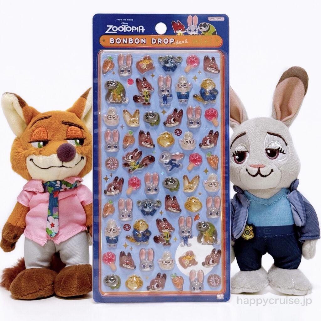 【ボンボンドロップシールmini】ディズニー『ズートピア ミニ』がめっちゃ可愛い〜♡ジュディやニックたちが大集合！