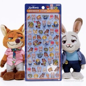 【ボンボンドロップシールmini】ディズニー『ズートピア ミニ』がめっちゃ可愛い〜♡ジュディやニックたちが大集合！