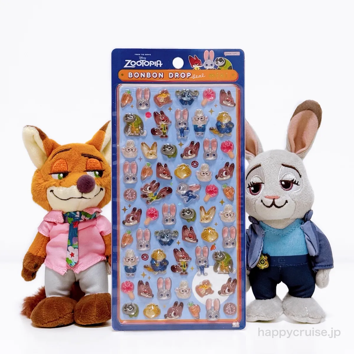 【ボンボンドロップシールmini】ディズニー『ズートピア ミニ』がめっちゃ可愛い〜♡ジュディやニックが大集合!(HAPPY CRUISE オリジナル写真&オリジナル記事)