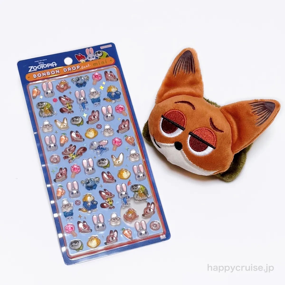 【ボンボンドロップシールmini】ディズニー『ズートピア ミニ』がめっちゃ可愛い〜♡ジュディやニックが大集合!(HAPPY CRUISE オリジナル写真&オリジナル記事)