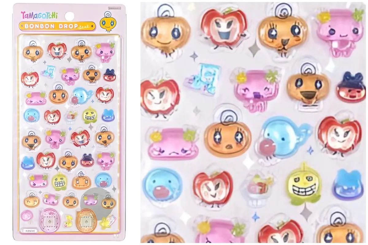 【ボンボンドロップシール】たまごっち(めめっち)ボンボンドロップシール、ボンドロ