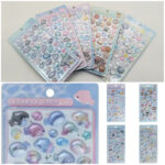 【栃木県なかがわ水遊園】ボンボンドロップシール「海のいきものたち 5種セット」年パスユーザー限定で先着300名に予約販売！