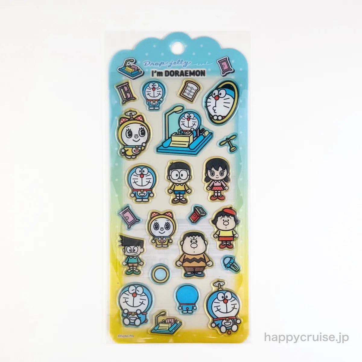 【ドラえもん】新作の立体シール「ドロップジェリーシール」4種類(トラベルさんぽ・POP柄・ぬいぐるみいっぱい/海・おうちじかん)が可愛すぎた‥♡ 2026年2月27日(金)に映画館グッズ売り場で買えたよ♪