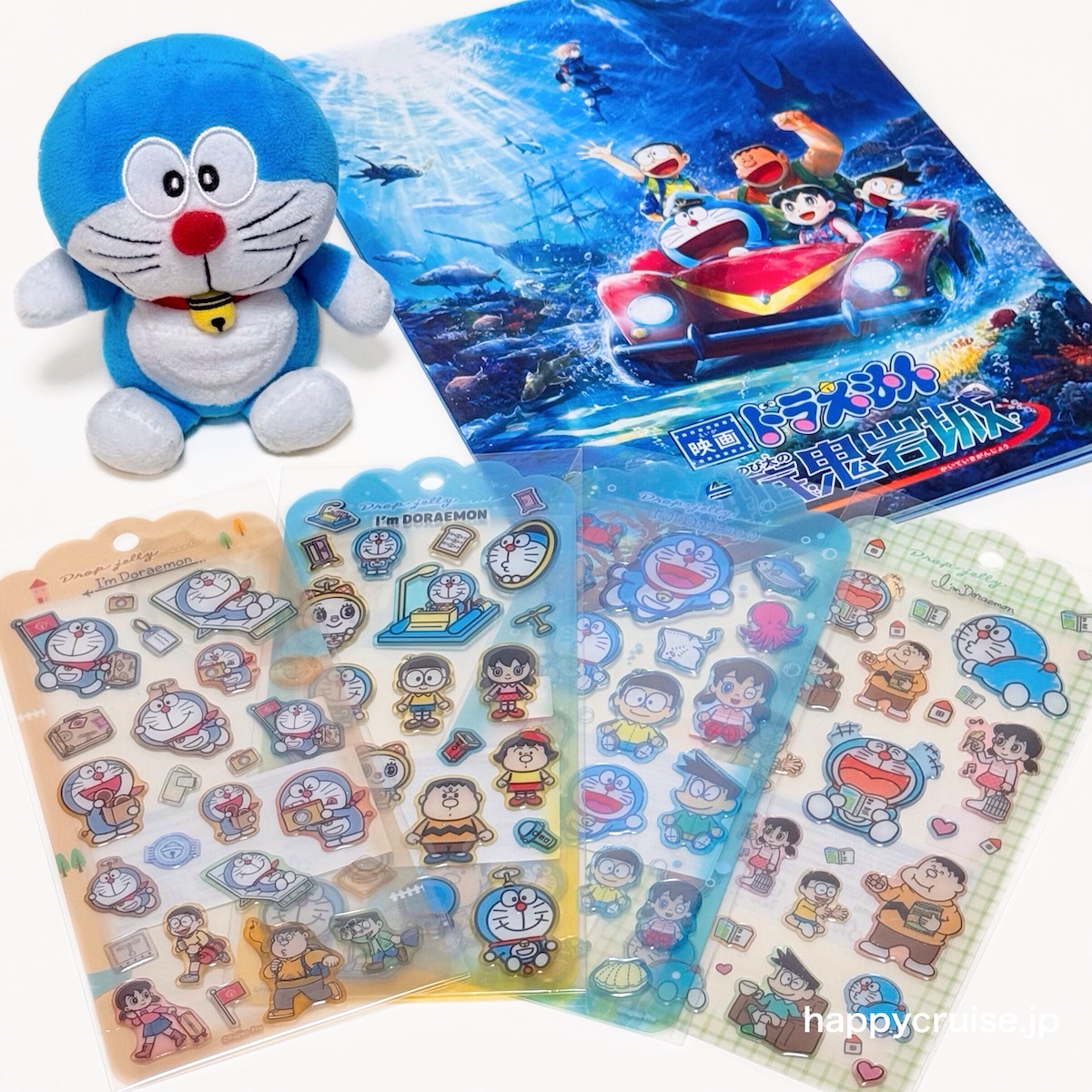 【ドラえもん】新作の立体シール「ドロップジェリーシール」4種類が可愛すぎた‥♡ 映画館のグッズ売り場で買えたよ♪