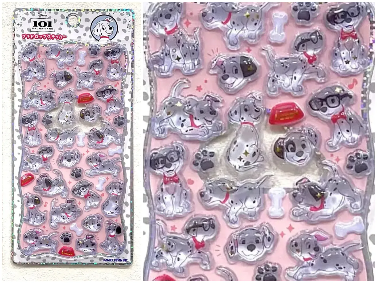 【キディランド】プチドロップステッカー「ディズニー」101匹わんちゃん