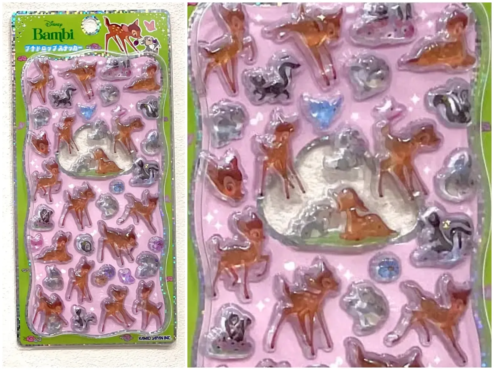 【キディランド】プチドロップステッカー「ディズニー」バンビ