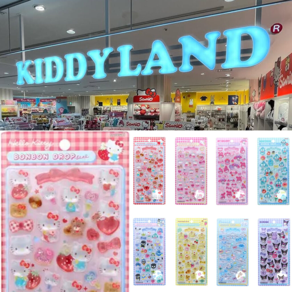 大阪【キディランド心斎橋パルコ店】ボンボンドロップシール「サンリオ第2弾」抽選販売♡3/26(木)～3/30(月) 購入整理券！3/18(水)抽選エントリースタート！