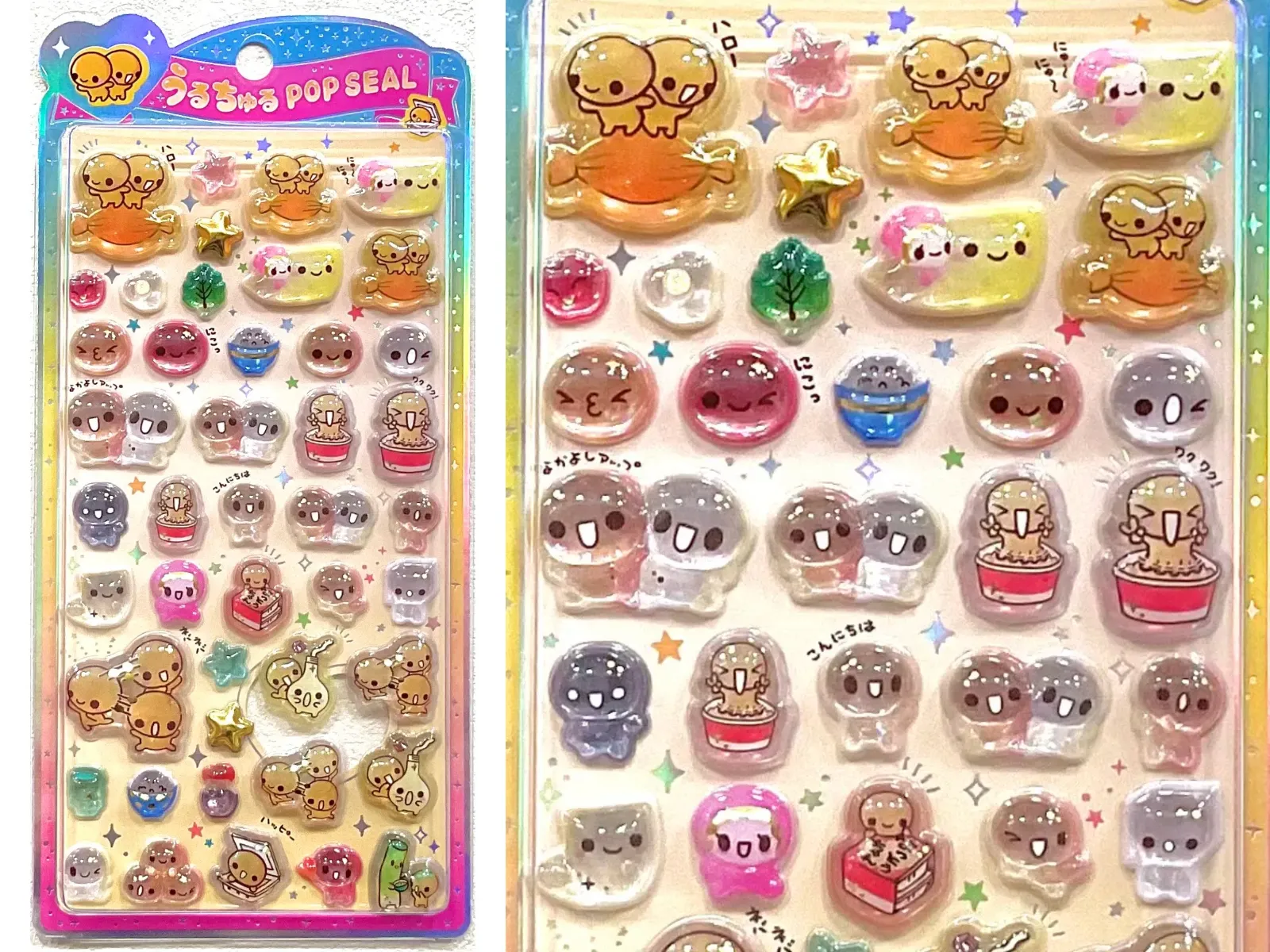 【キディランド】平成キャラ なっとうちゃん うるちゅるポップシール抽選販売