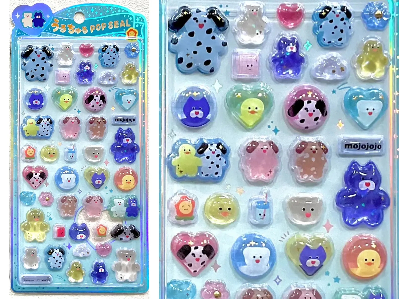 【キディランド】mojojojo(イラスト)うるちゅるポップシール抽選販売