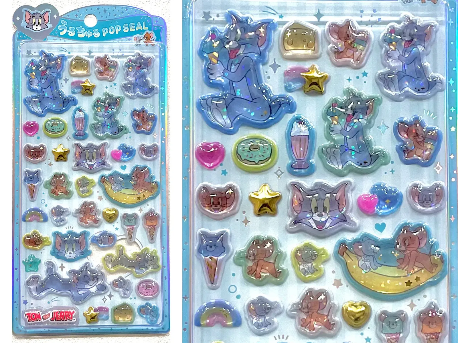 【キディランド】トムとジェリー うるちゅるポップシール抽選販売