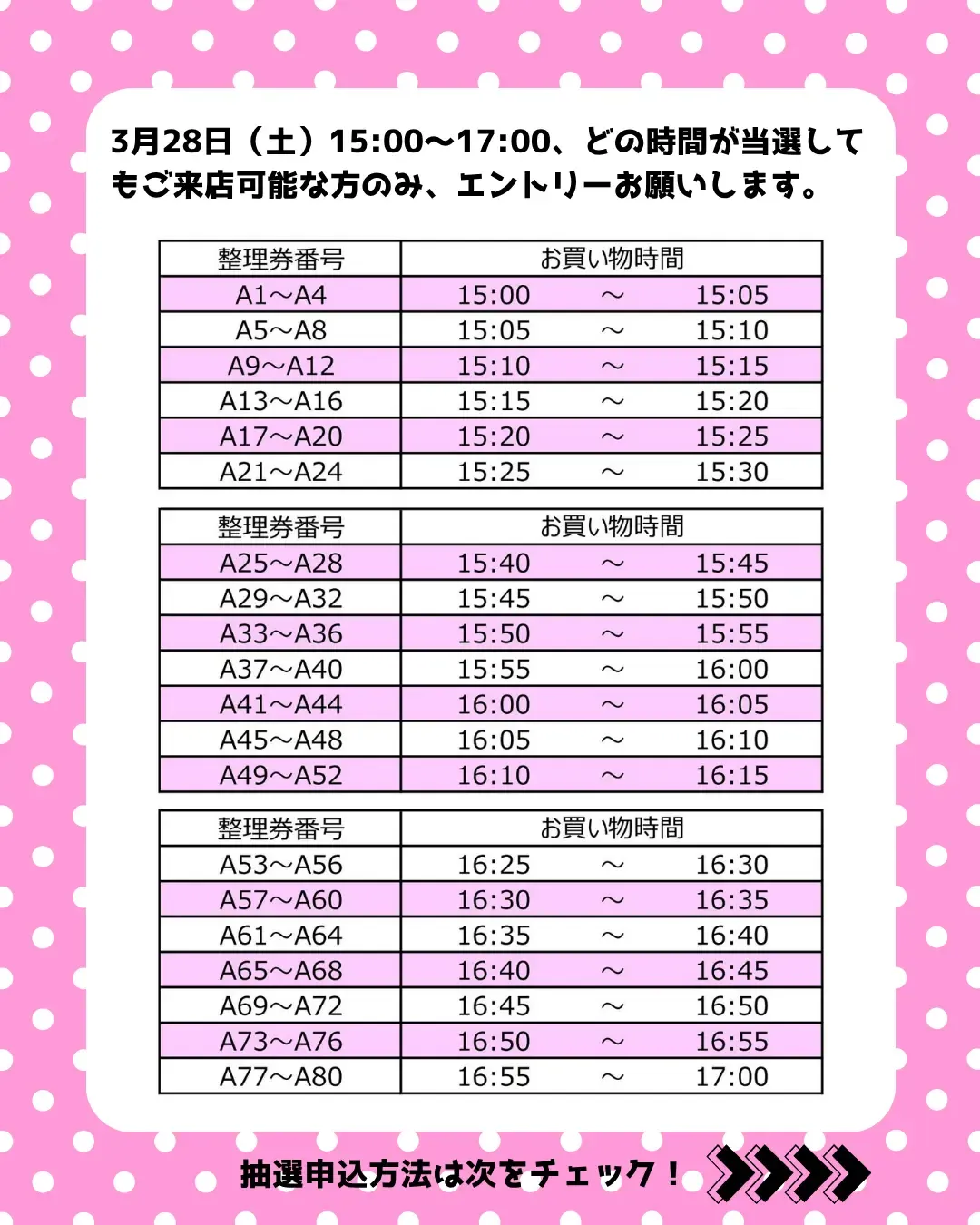 宮城県【パーティリコ ザ・モール仙台長町店 】「シールコーナー」3月28日(土)入場整理券！抽選エントリースタート！
