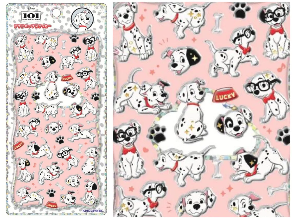 プチドロップステッカー「ディズニー」101匹わんちゃん