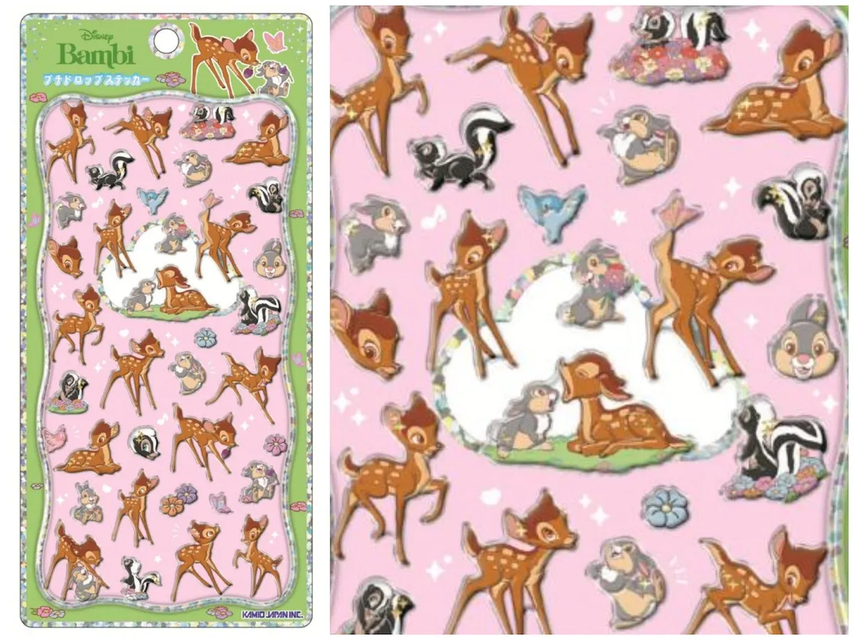 プチドロップステッカー「ディズニー」バンビ
