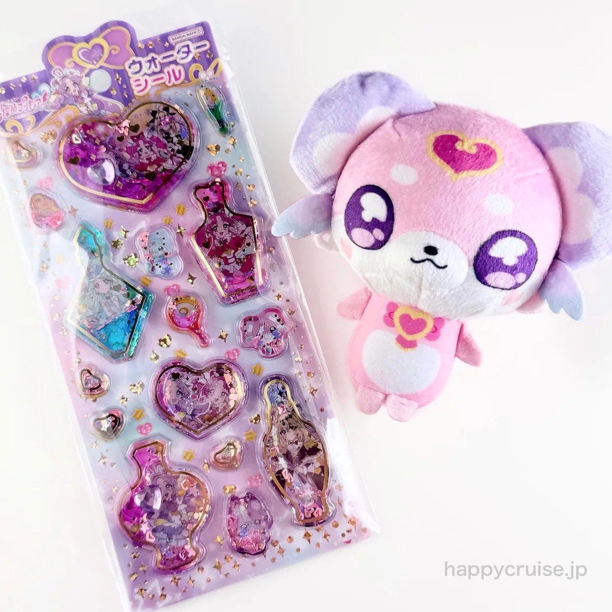 【名探偵プリキュア！】ウォーターシールがめっちゃ可愛い〜♡キラキラ豪華な立体シールは幻級の大人気！