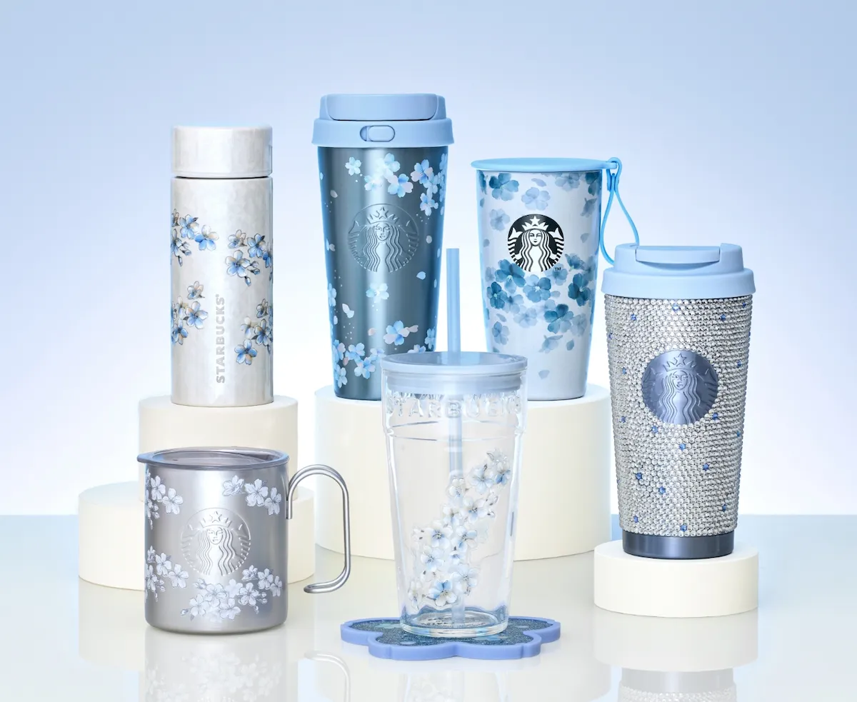 【スタバさくら2026】「SAKURA 新作グッズ第2弾」桜舞う青空ブルーがきらめく限定ボトルやタンブラーなど16種類を大公開♡