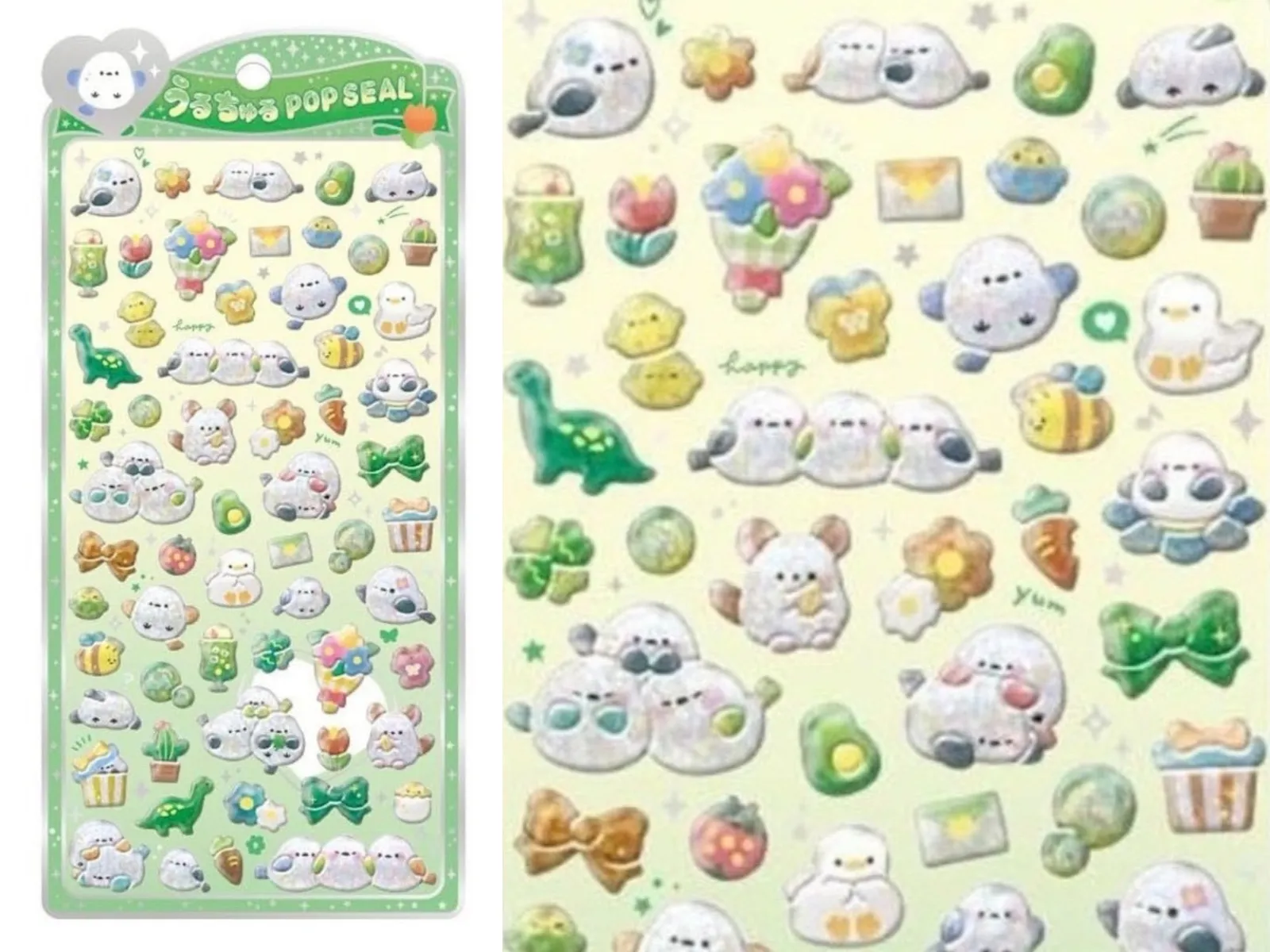 【うるちゅるポップシール】ことり うるちゅるPOPシール