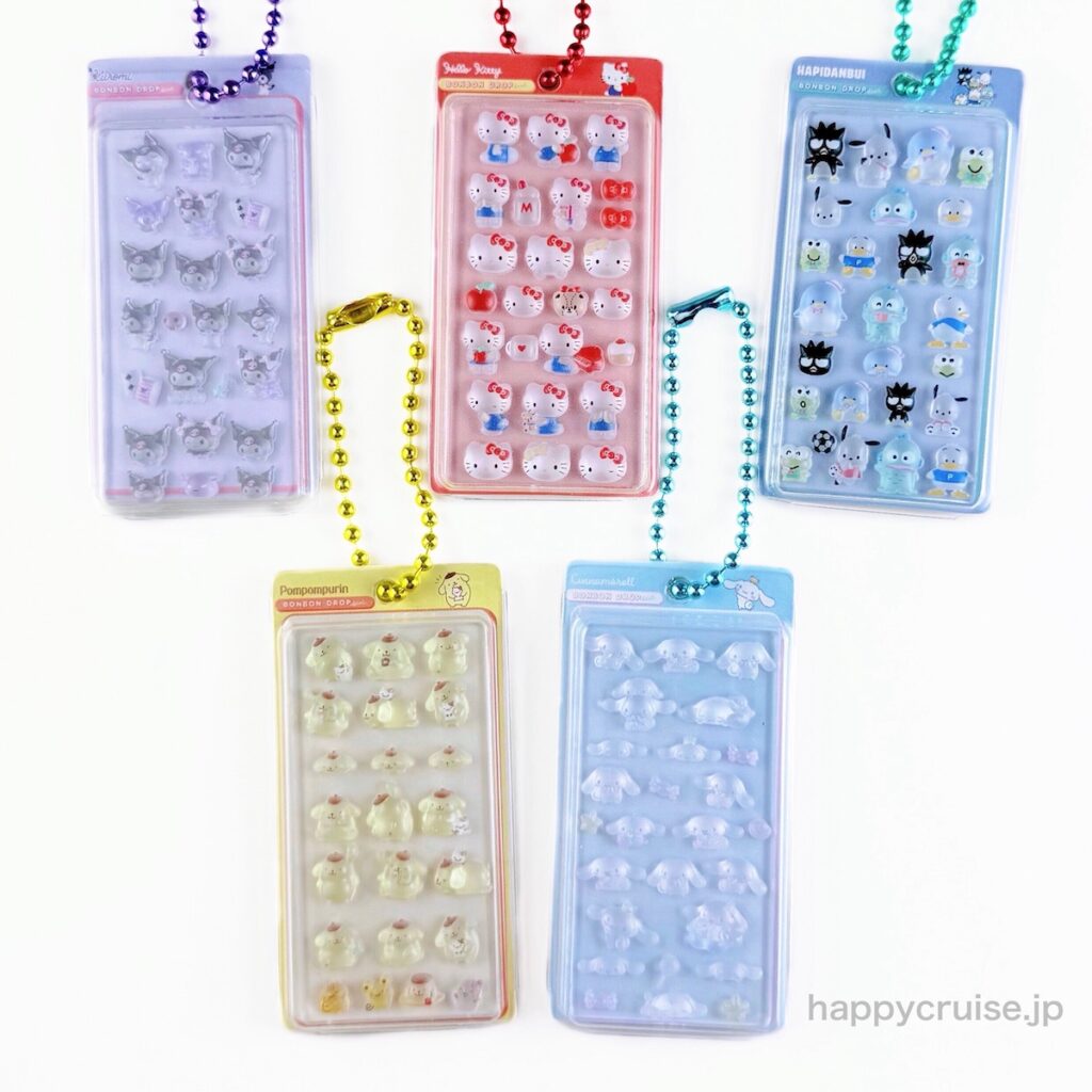 人気すぎて争奪戦！ガシャポン「サンリオ ボンボンドロップミニチュアチャーム」が可愛すぎた〜♡全5種フルコンプ！