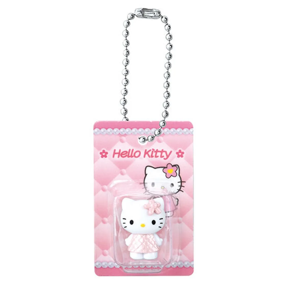 争奪戦必至♡【サンリオ】ハローキティ「HELLO KITTY パッケージミニチュアコレクション」ハローキティ(キルトver.)ガシャポン・カプセルトイ