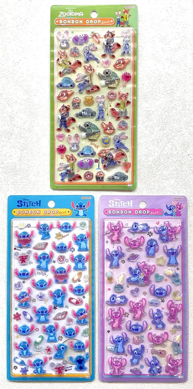 【キディランド】ディズニー第2弾(ボンボンドロップシール)