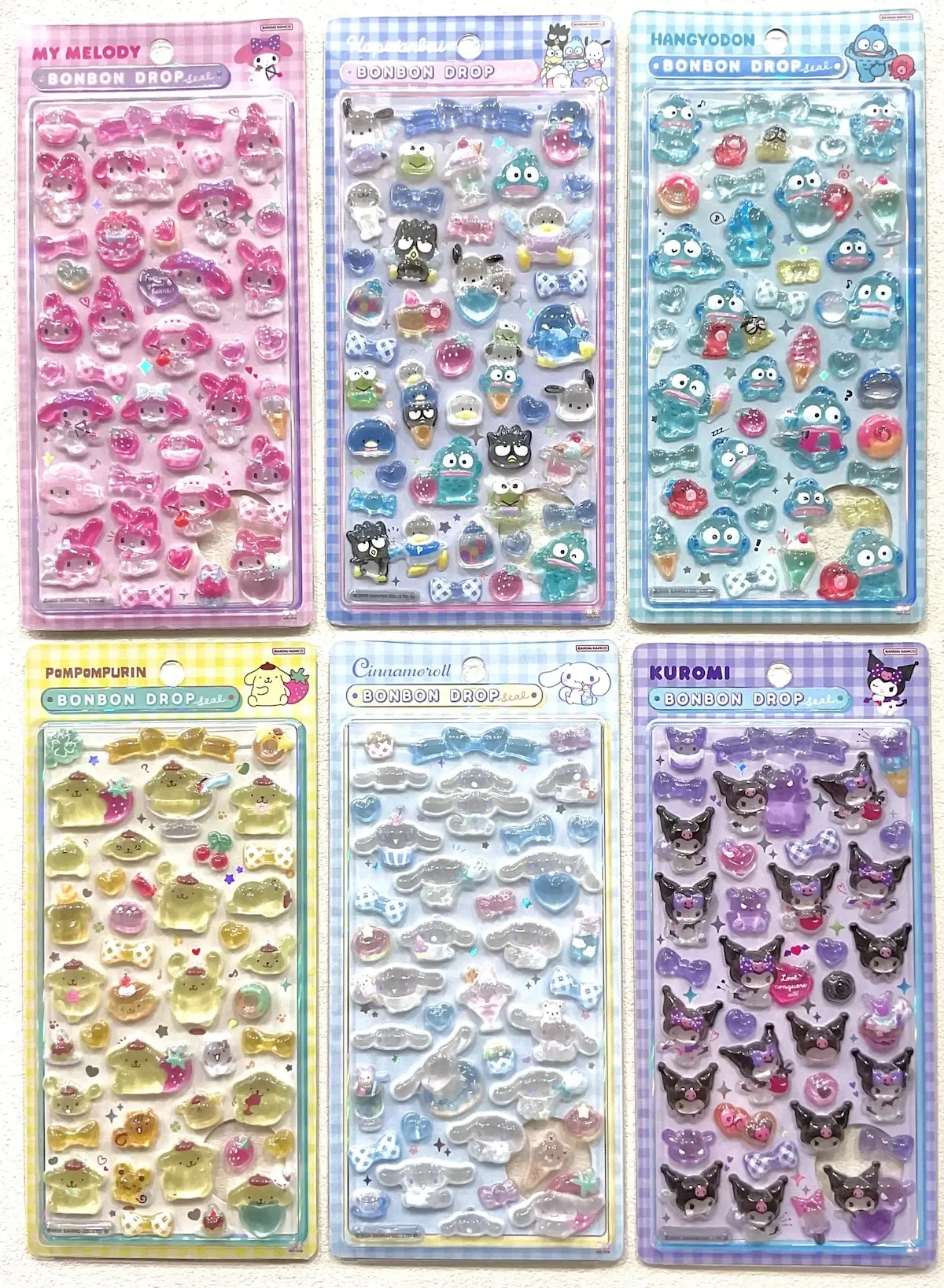 【キディランド】サンリオ第2弾(ボンボンドロップシール)