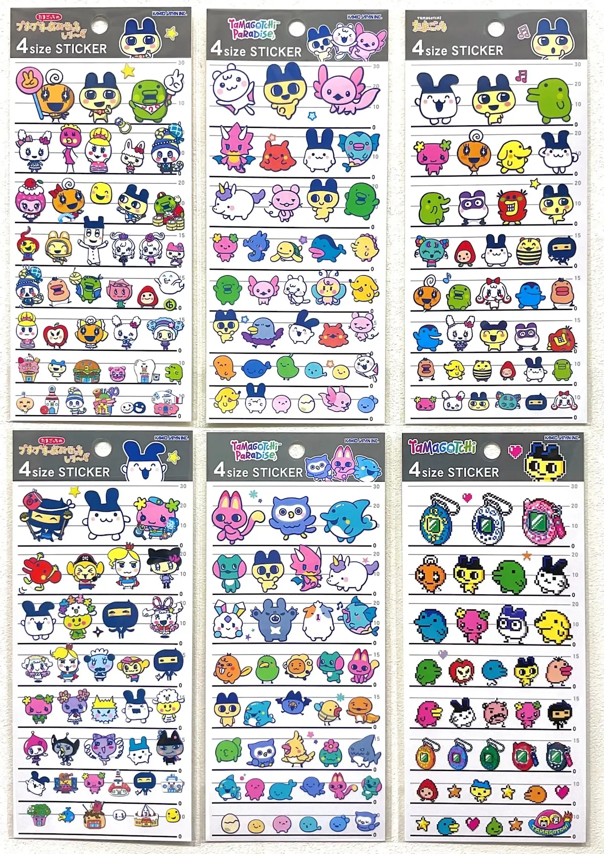 【キディランド】たまごっち(4サイズステッカー)