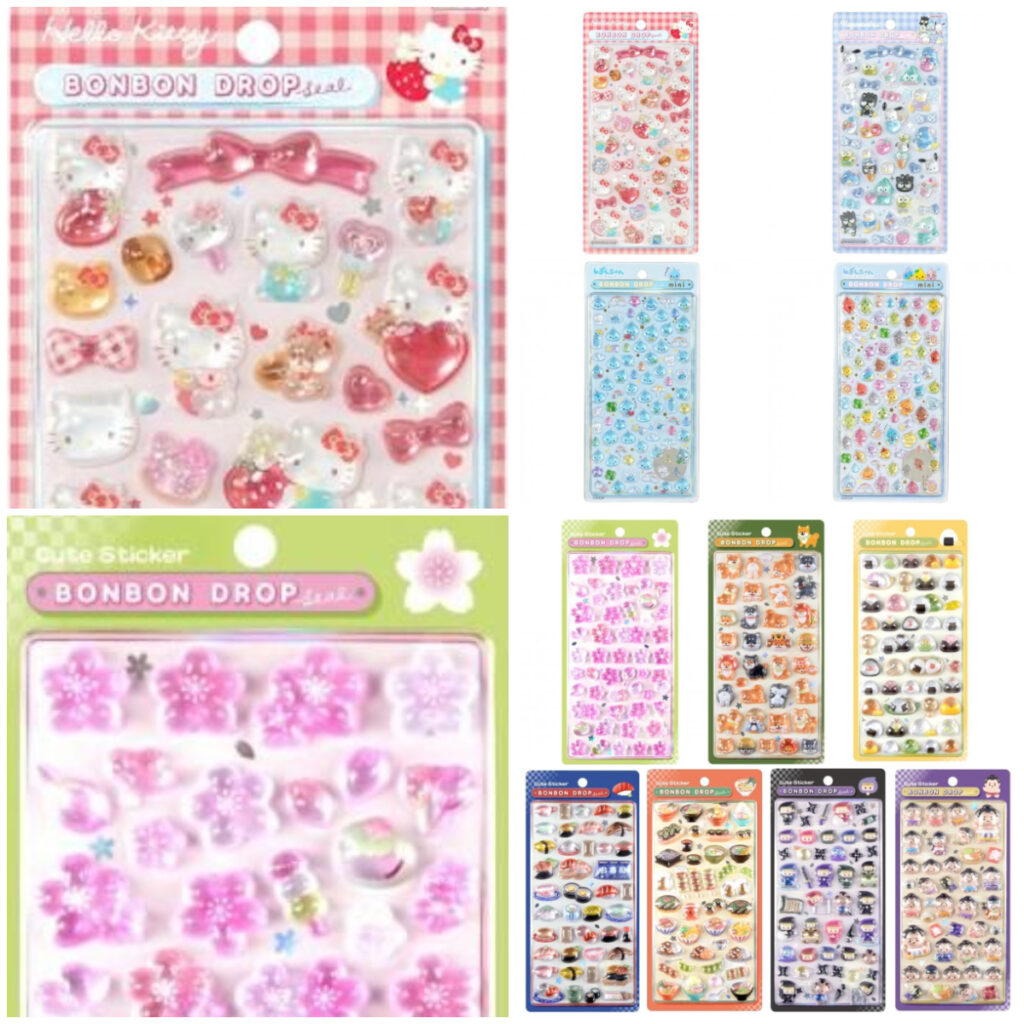 【京都ロフト】ボンボンドロップシール「サンリオ」「しずくちゃん」「和柄」抽選販売♡4/26(日)購入整理券！4/20(月)抽選エントリースタート！