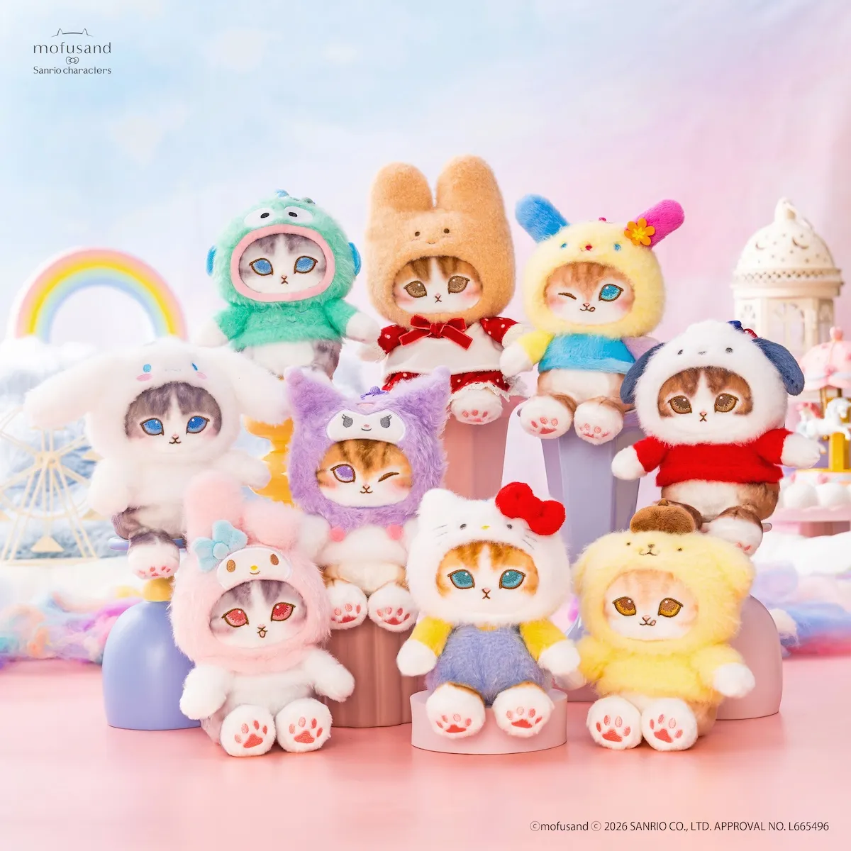 【モフサンド×サンリオキャラクターズ】コラボ第3弾「遊園地へおでかけ」なかよしデザインが可愛すぎ!2026年4月17日(金)発売!