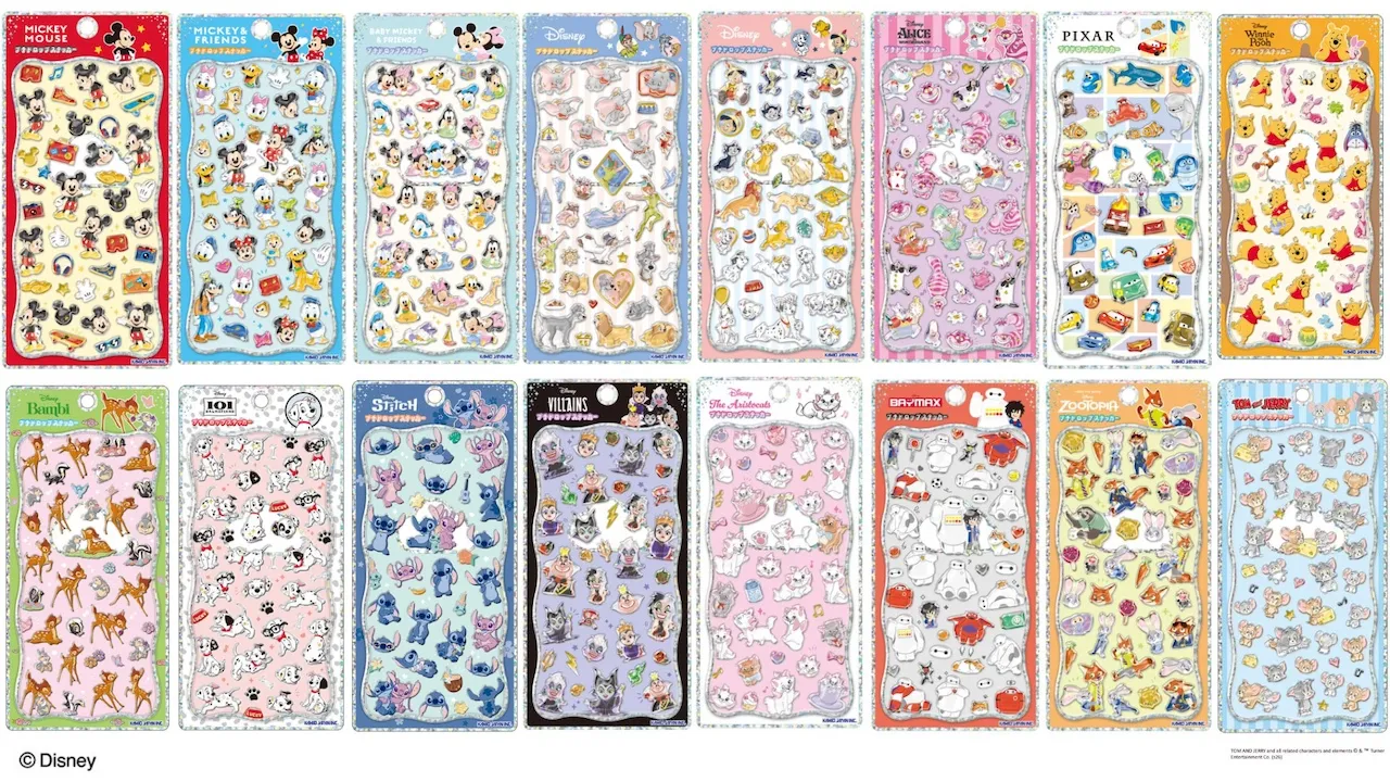 プチドロップステッカー(ディズニー・トム&ジェリー)立体シール