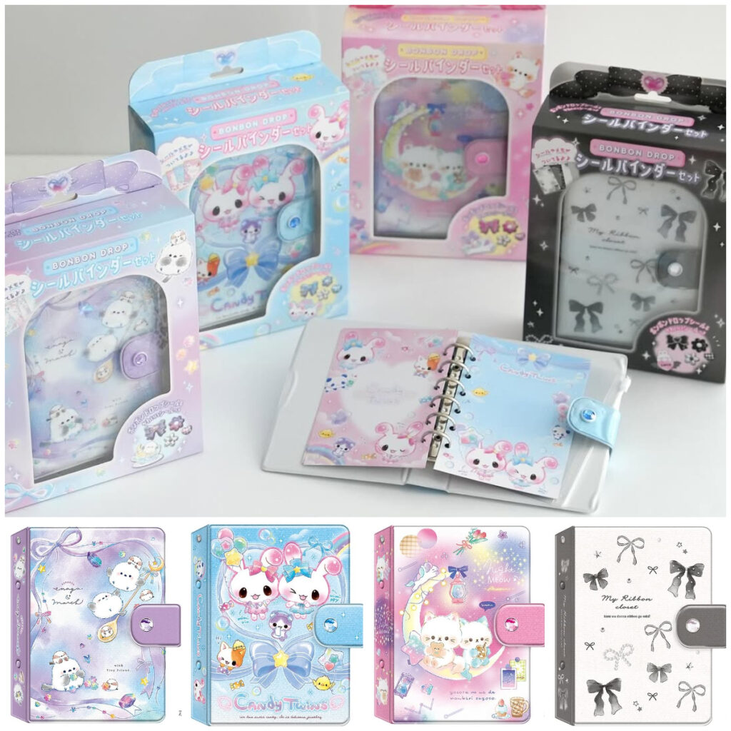 【クーリア】ボンボンドロップシール付き♡シールバインダーセット新登場！公式オンラインストアで発売決定！