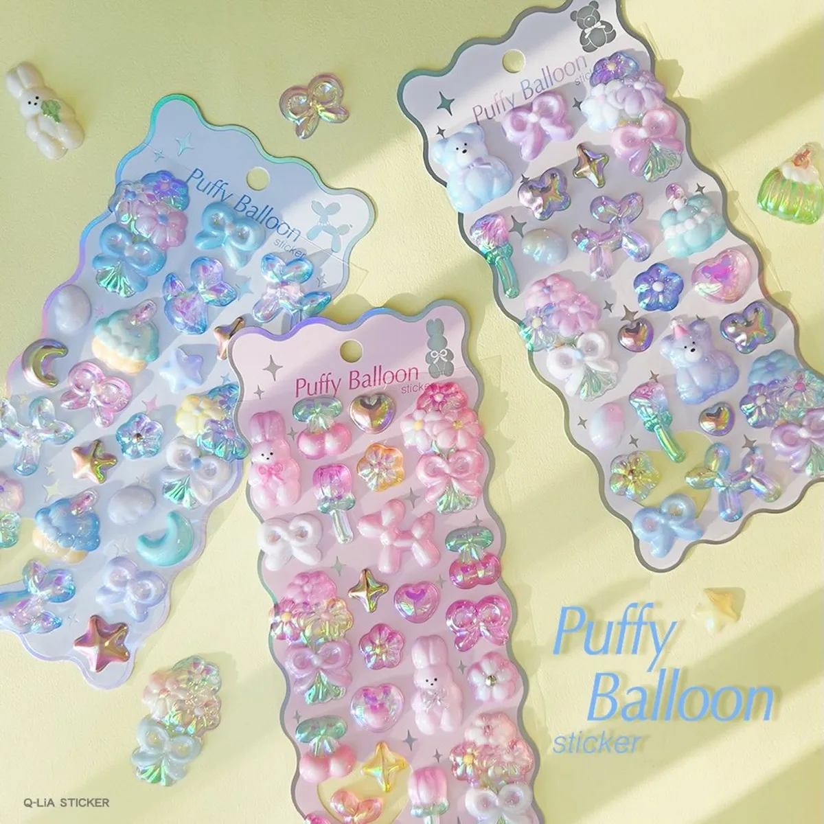 【クーリア新作】4月発売の「パフィーバルーンステッカー」が争奪戦の予感…!オーロラに輝く立体シールに一目惚れ♡