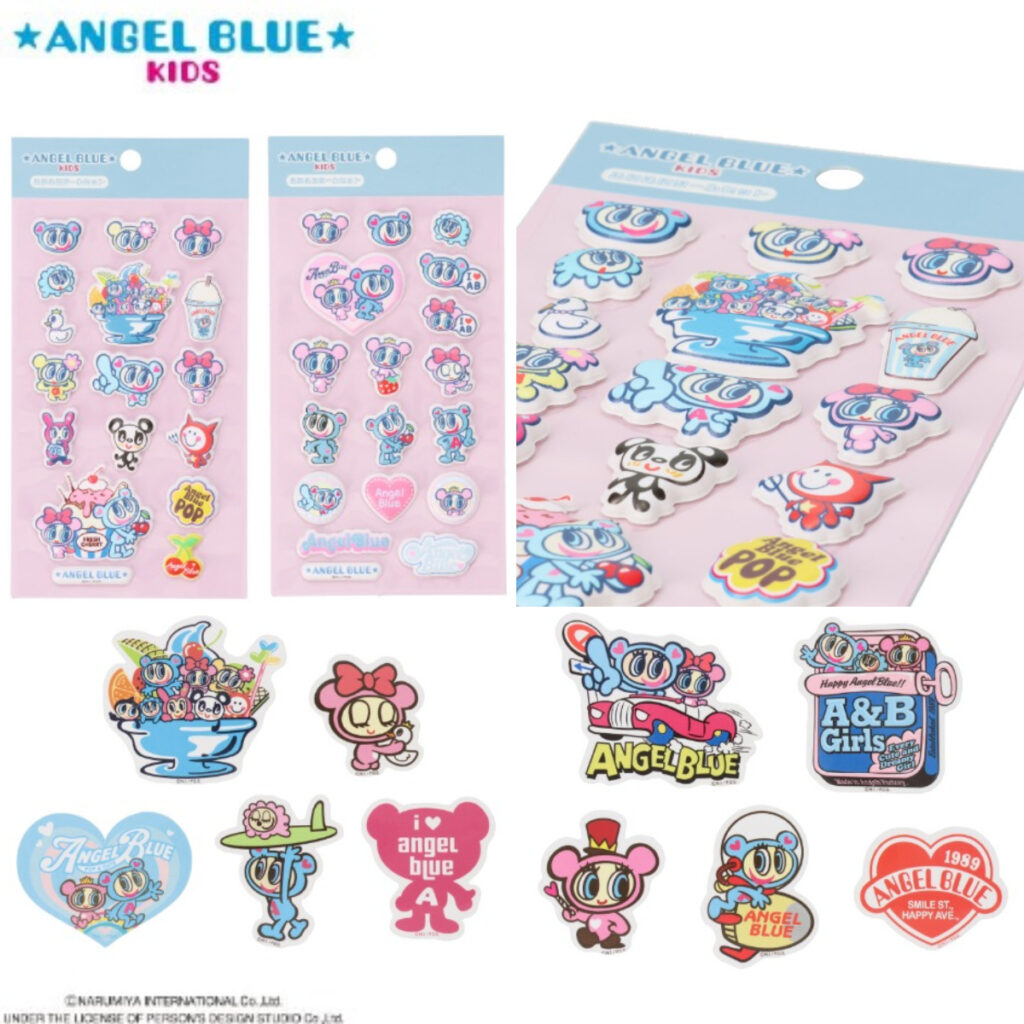 しまむらオンラインストア【エンジェルブルーキッズ】バースデイで立体シール＆ステッカーの受注販売スタート！平成レトロが可愛すぎ♡