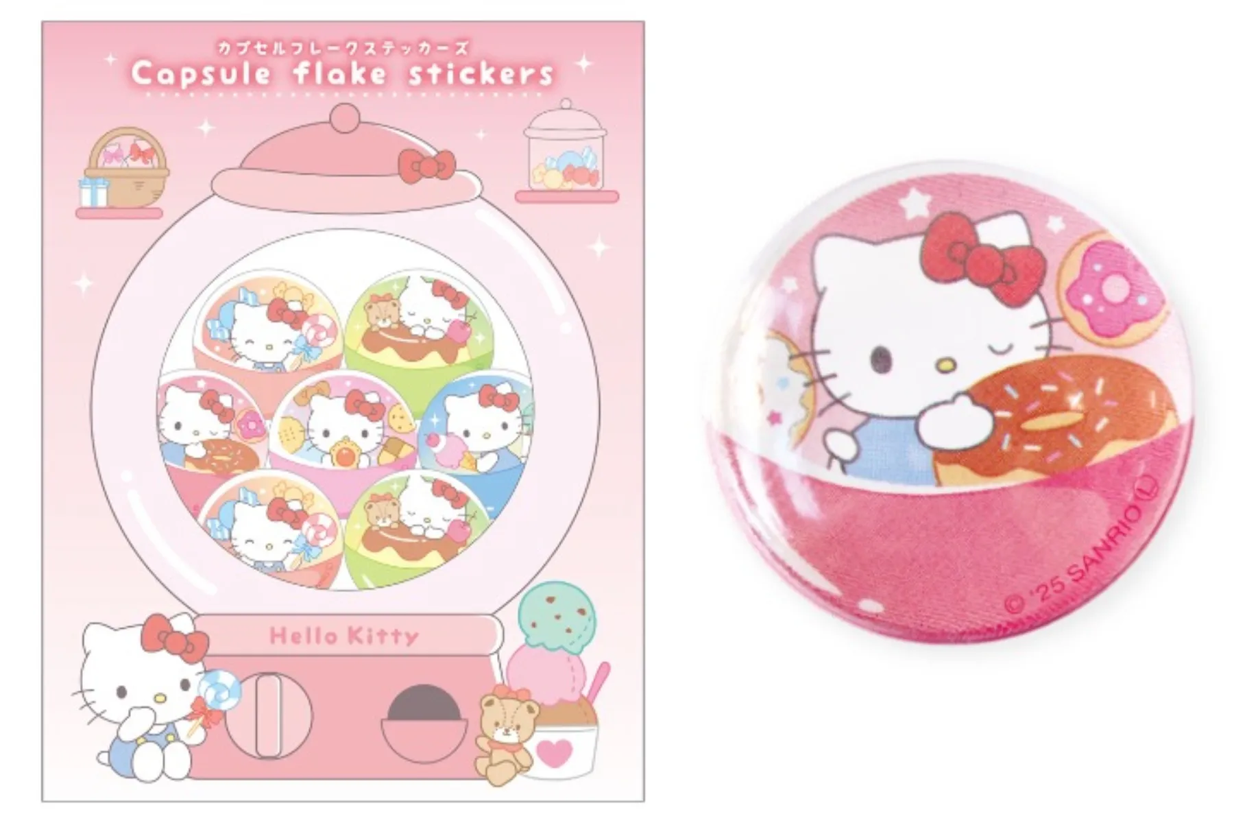 サンリオ カプセルフレークステッカーズ (ハローキティ)