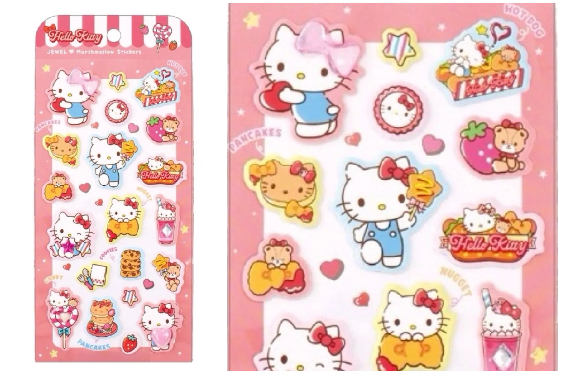 サンリオ ジュエルマシュマロステッカーズ (ハッピーダイナー/ハローキティ)