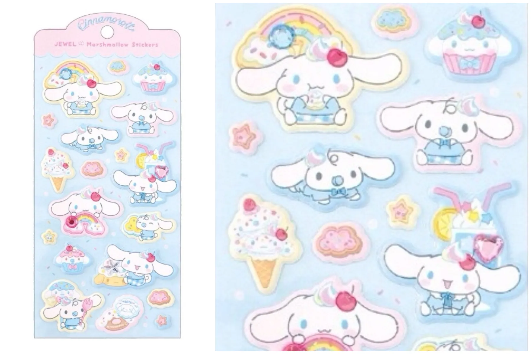 サンリオ ジュエルマシュマロステッカーズ (ファンシースナック/シナモロール)