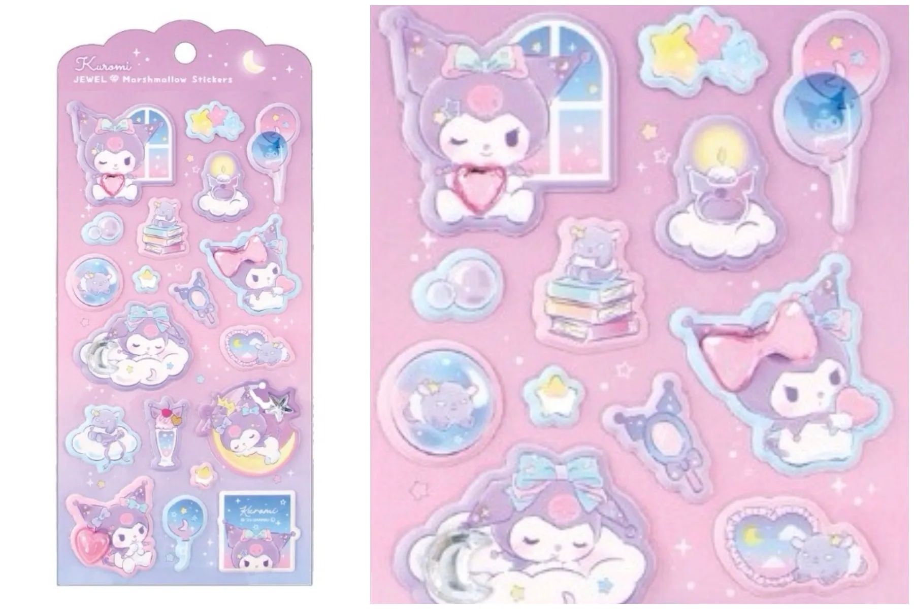 サンリオ ジュエルマシュマロステッカーズ (スイートドリームー/クロミ)