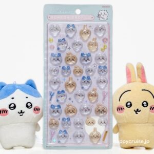 【ボンボンドロップシール】ちいかわ第1弾がかわいすぎっ♡「ちいかわ×ハチワレ×うさぎ」がぷっくり大集合！