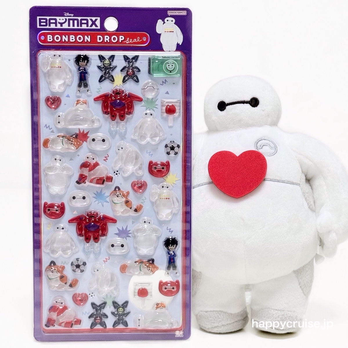 【ボンボンドロップシール】ディズニー第2弾「ベイマックス」実物レポ！宝石級の輝きと可愛さに感動♡