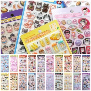 【ボンボンドロップシール 和柄】全20種類の再販きたー♡6月上旬からお土産屋さんなどに順次登場！全ラインアップ大公開！