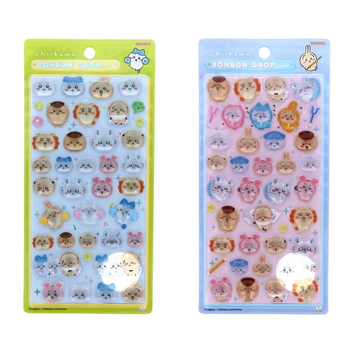 6月7日締切 ちいかわらんど ボンボンドロップシールちいかわ第2弾2種セット抽選販売の対象商品画像