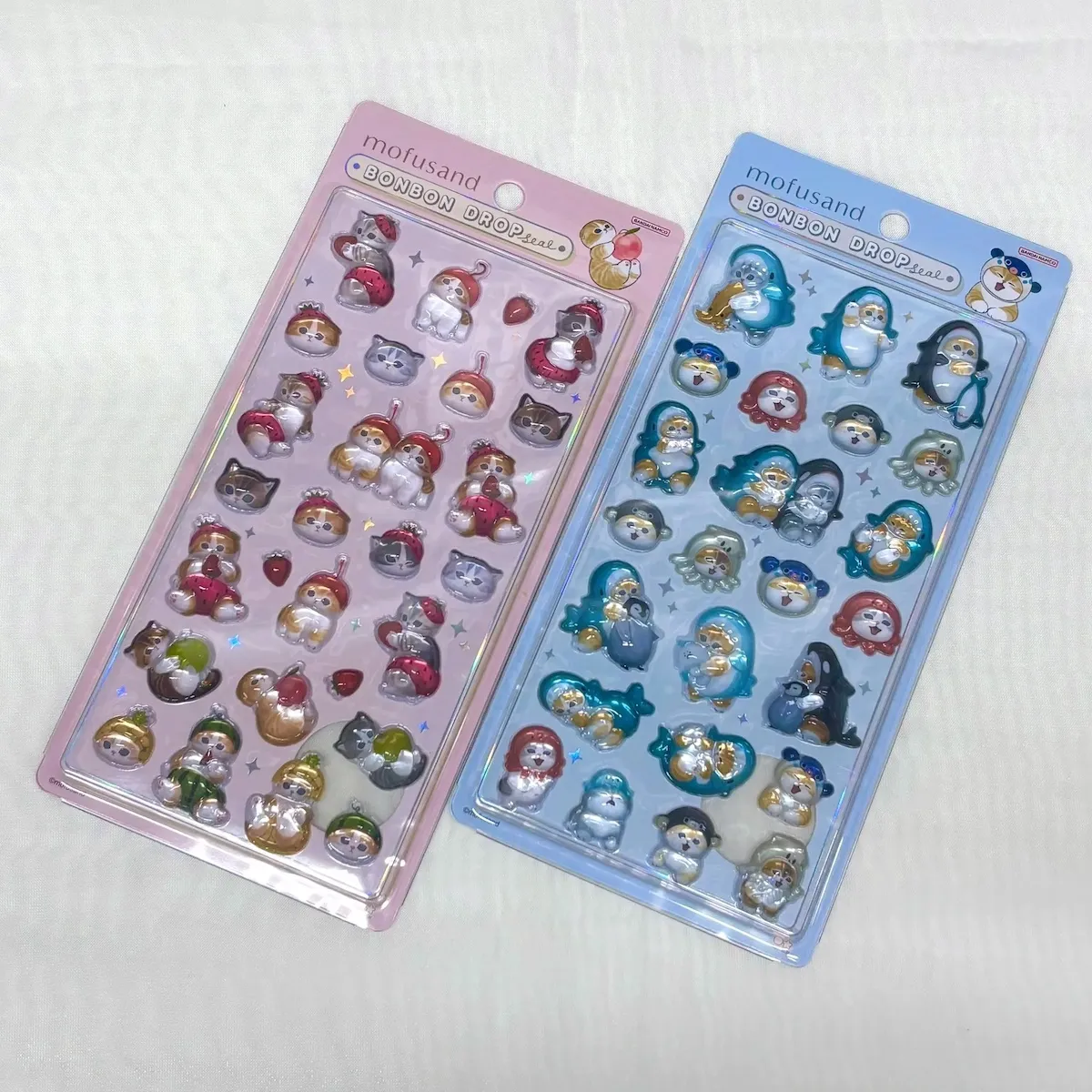 mofusand もふもふストア＠東京駅 ボンボンドロップシールモフサンド全2種抽選販売の商品画像