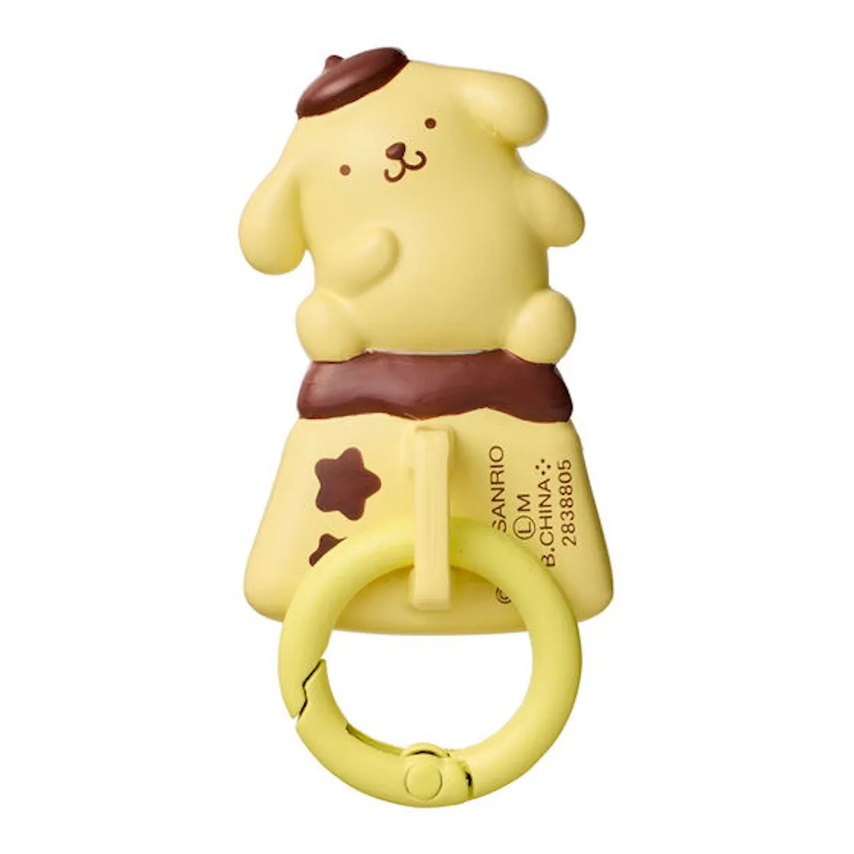 2026年6月 第4週発売 新作ガシャポン サンリオキャラクターズ キーリングハンガー ポムポムプリンの全体像画像