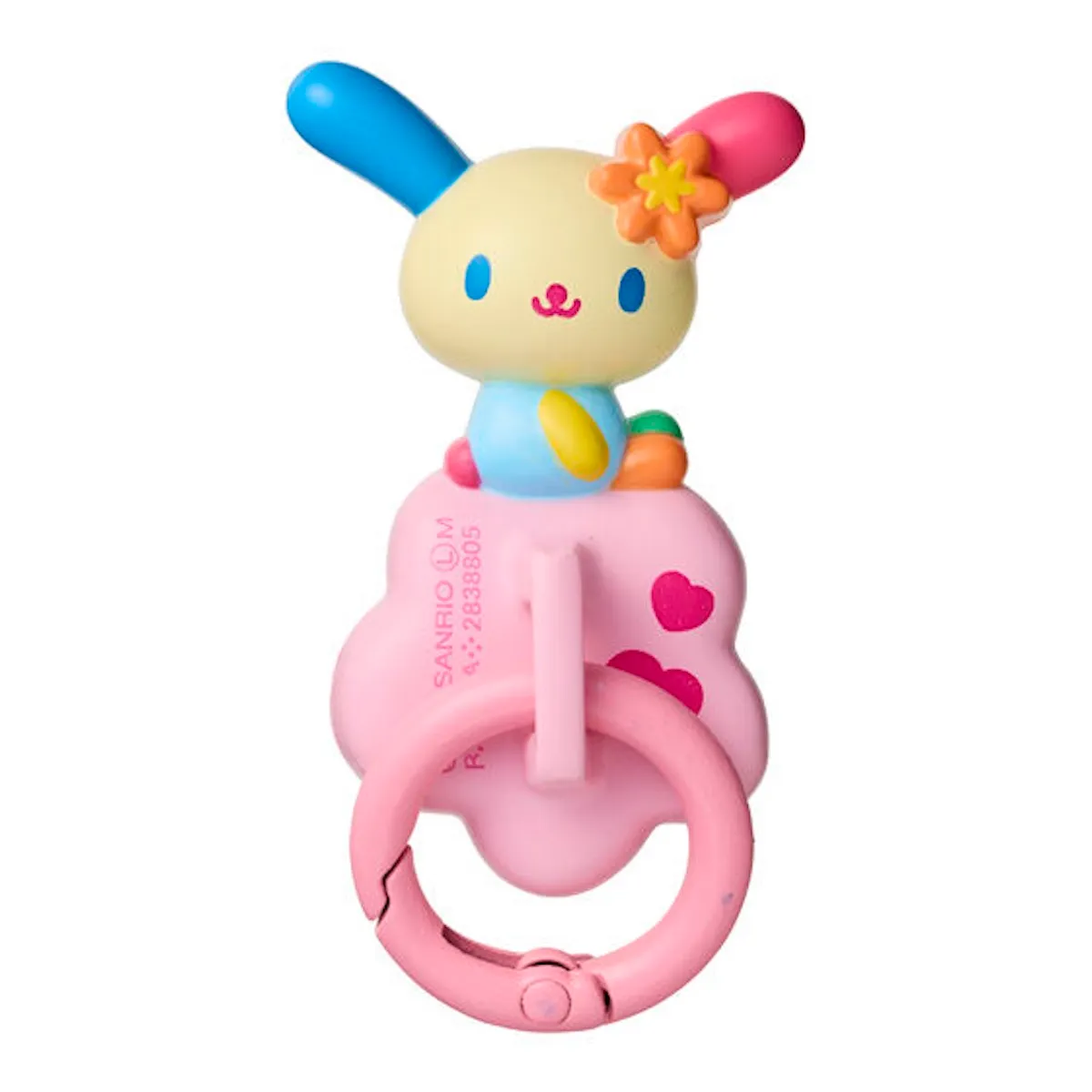 2026年6月 第4週発売 新作ガシャポン サンリオキャラクターズ キーリングハンガー ウサハナの全体像画像