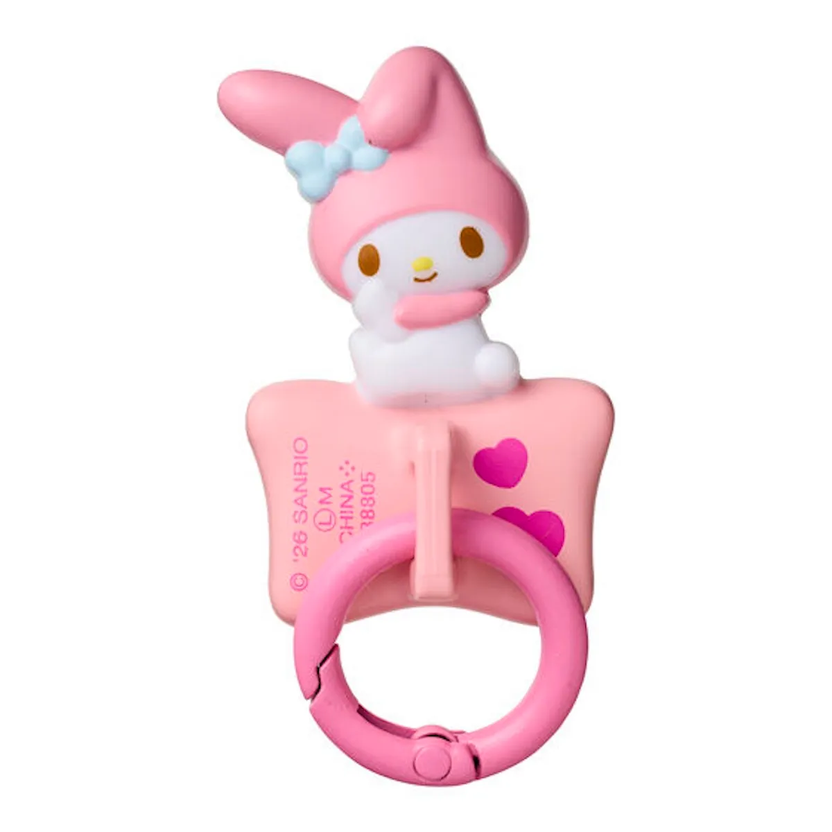 2026年6月 第4週発売 新作ガシャポン サンリオキャラクターズ キーリングハンガー マイメロディの全体像画像