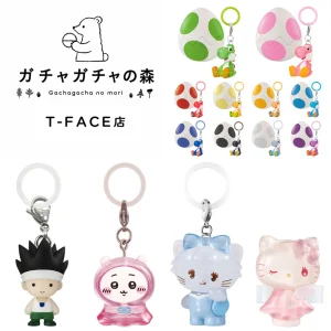 7/20(月祝)締切【ガチャガチャの森 T-FACE(ティーフェイス)店|愛知県】「ヨッシー」「ちいかわ」「ハンターハンター」「リルアラモード」めじるしアクセサリー&「サンリオジェリーデコバンド」抽選販売きたー♡