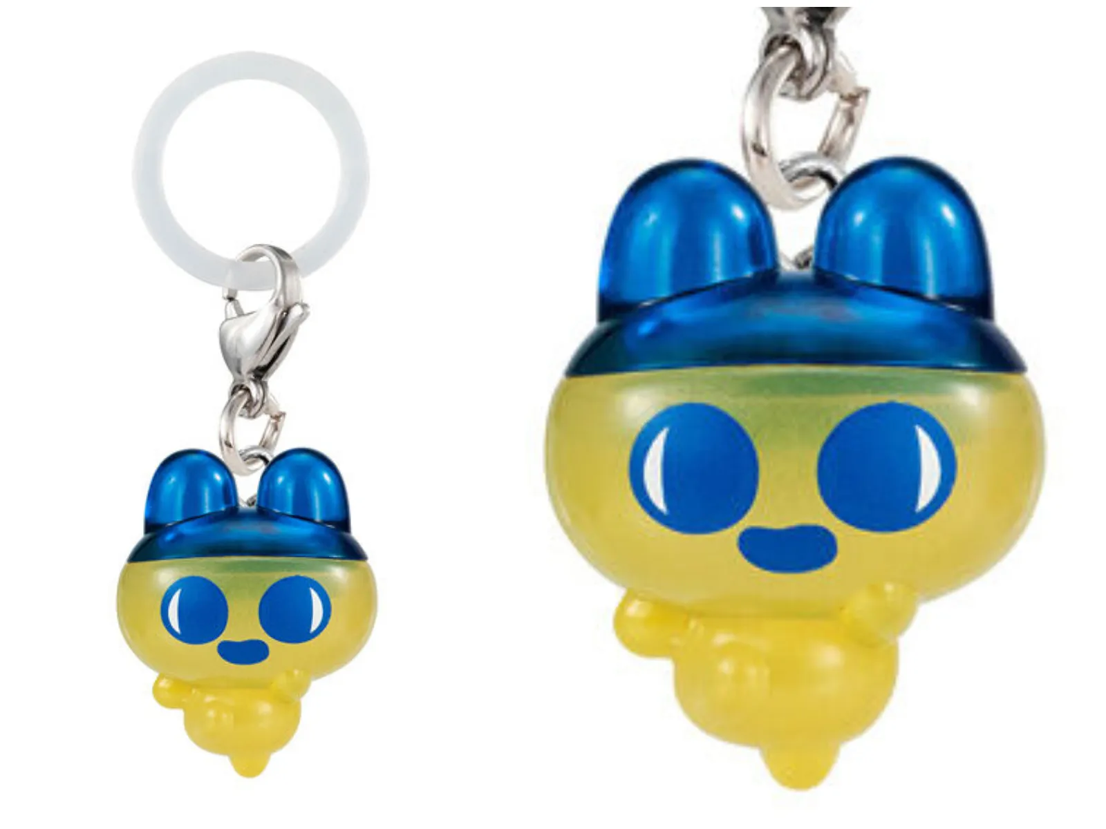2026年7月 第4週発売 新作ガシャポンたまごっち めじるしアクセサリー Tamagotchi Paradise(たまごっちパラダイス:たまパラ)まめっちの全体像とアップ写真